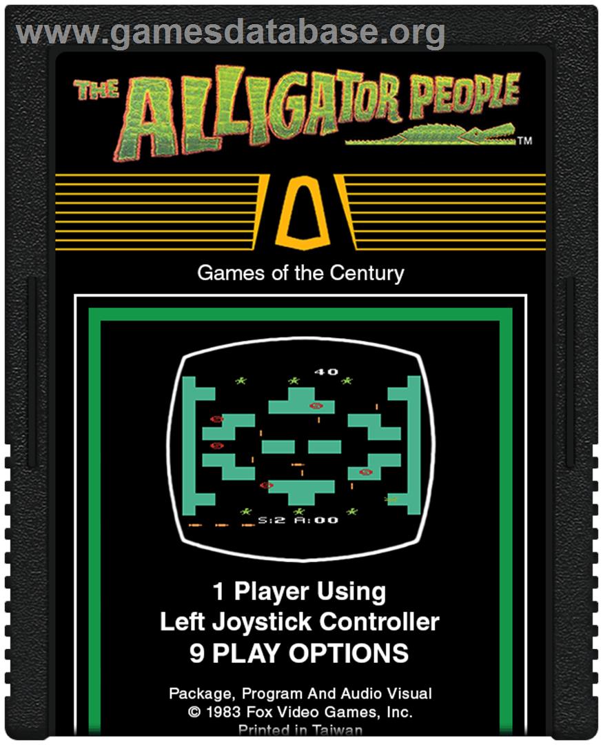 Alligator People, The - Atari 2600 - Artwork - Cartridge
