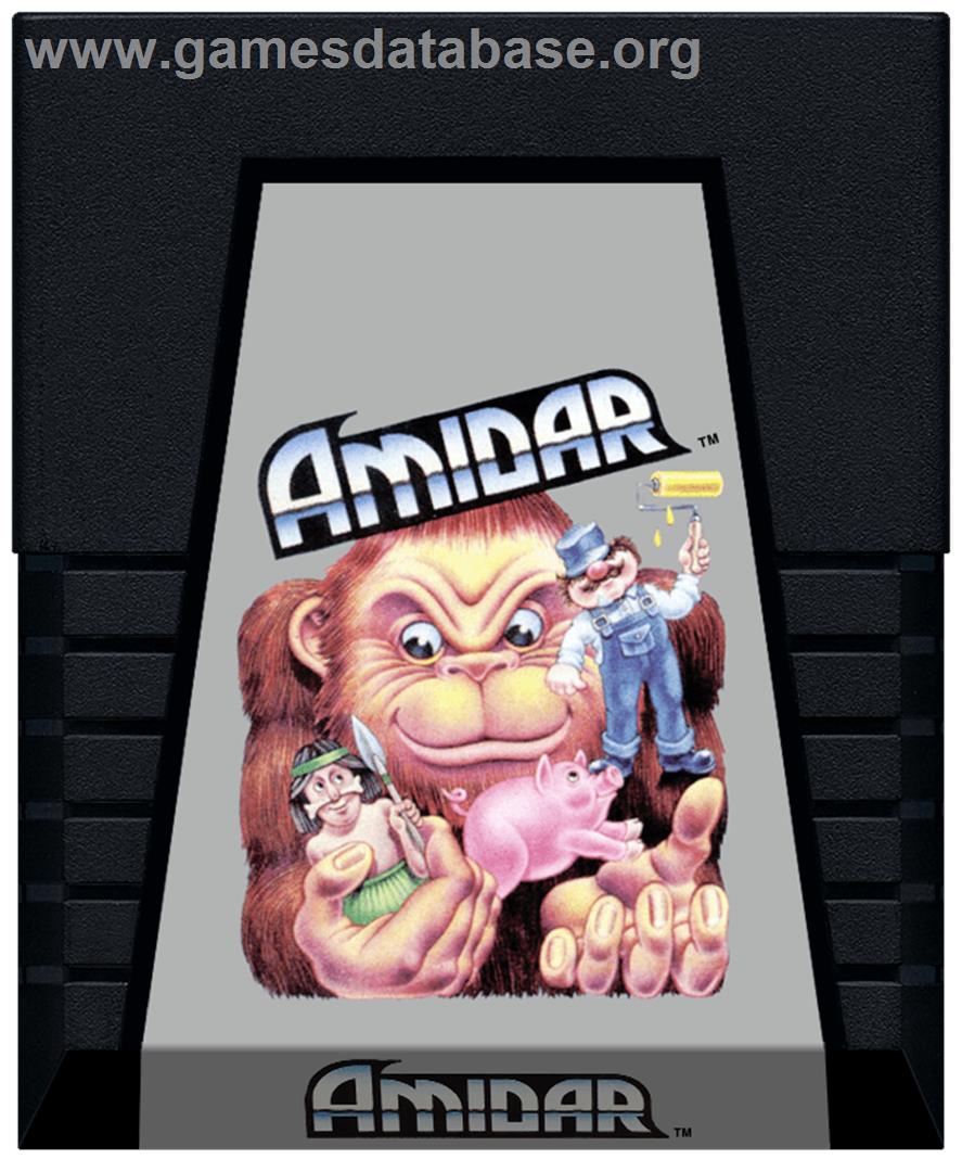 Amidar - Atari 2600 - Artwork - Cartridge