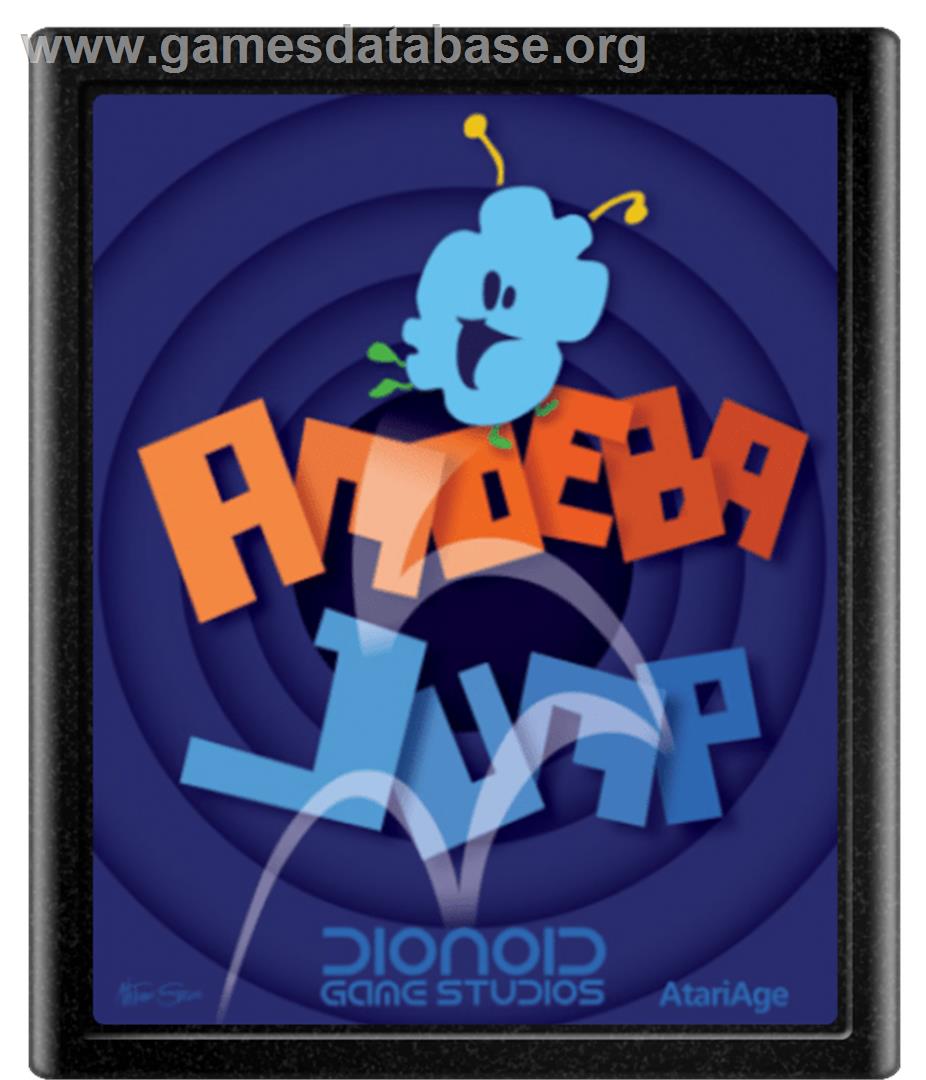Amoeba Jump - Atari 2600 - Artwork - Cartridge