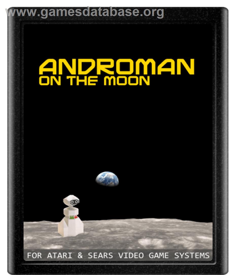 Androman On The Moon - Atari 2600 - Artwork - Cartridge