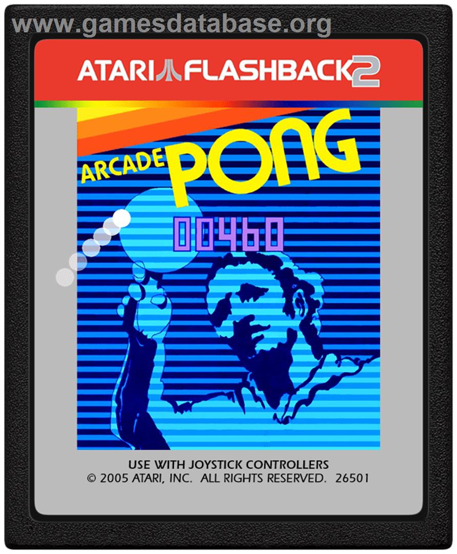 Arcade Pong - Atari 2600 - Artwork - Cartridge