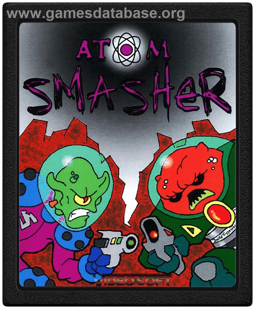 Atom Smasher - Atari 2600 - Artwork - Cartridge