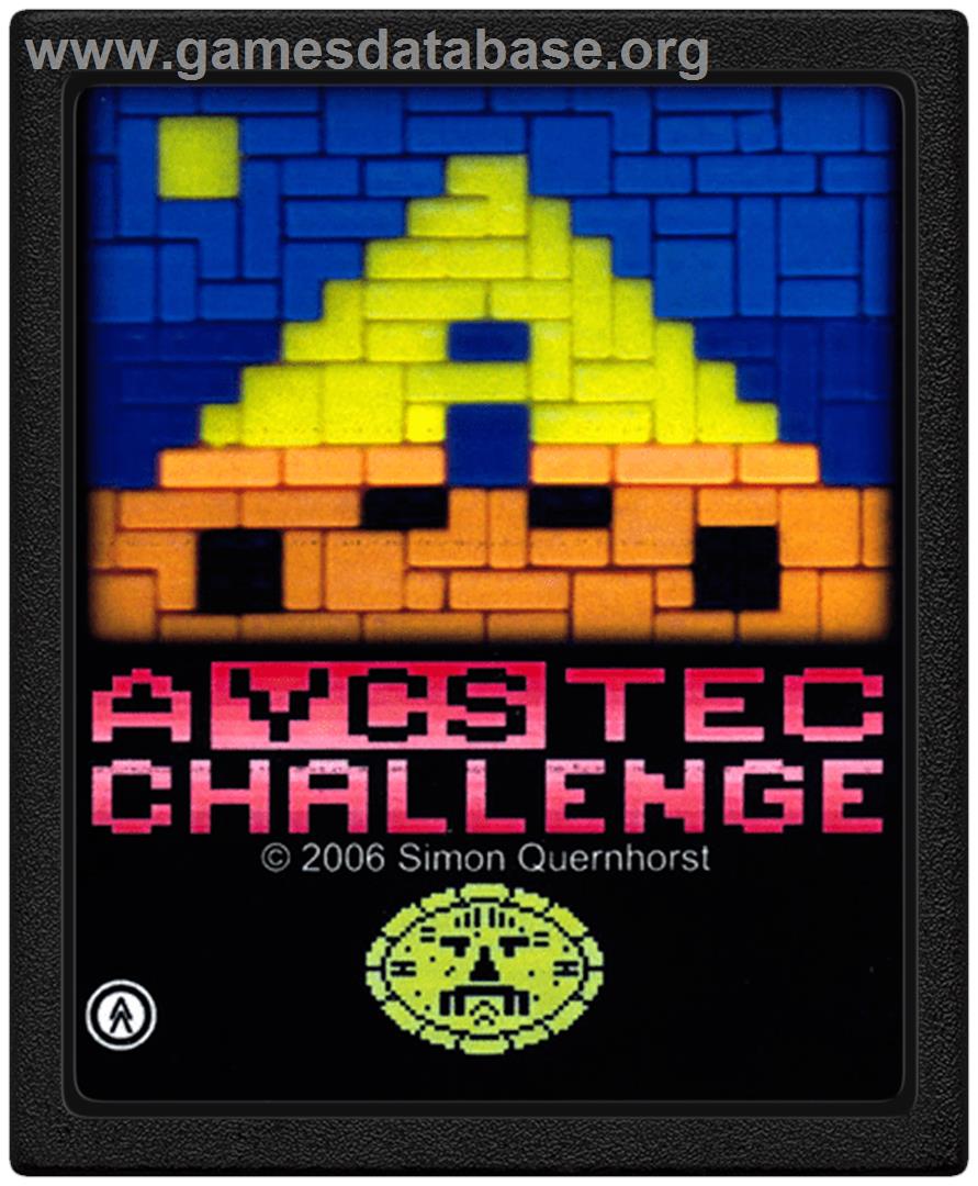 Avcs Tec Challenge - Atari 2600 - Artwork - Cartridge