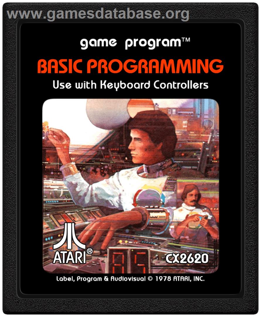 Basic Programming - Atari 2600 - Artwork - Cartridge