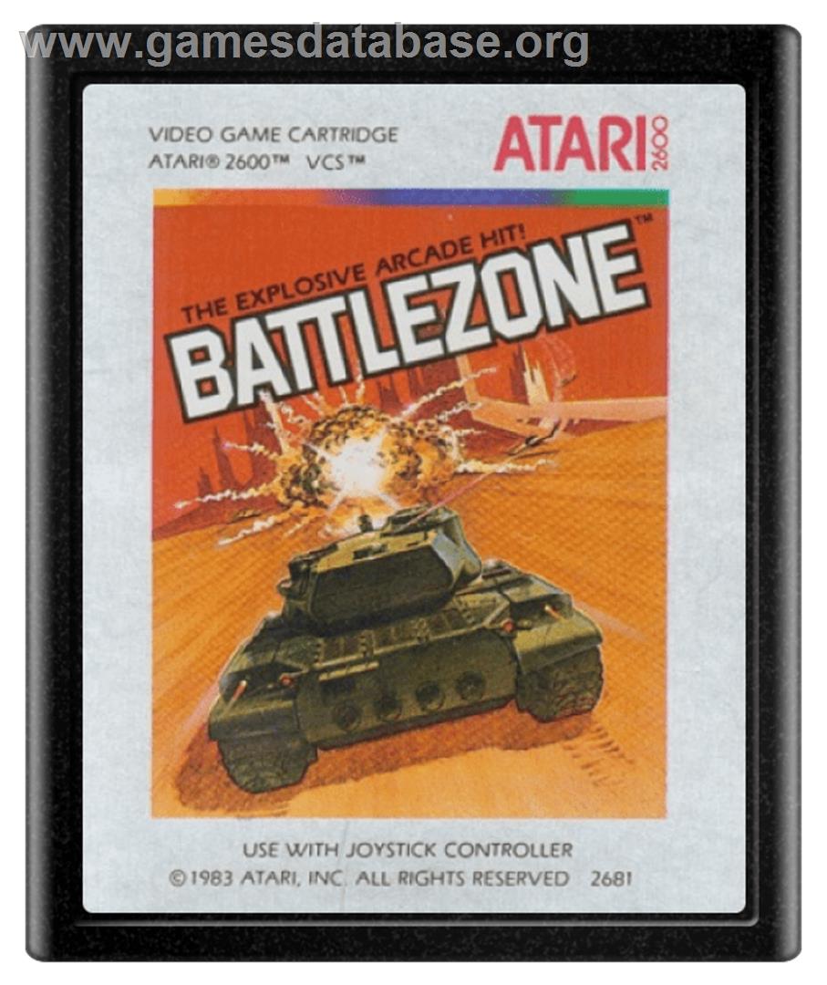 Battlezone - Atari 2600 - Artwork - Cartridge