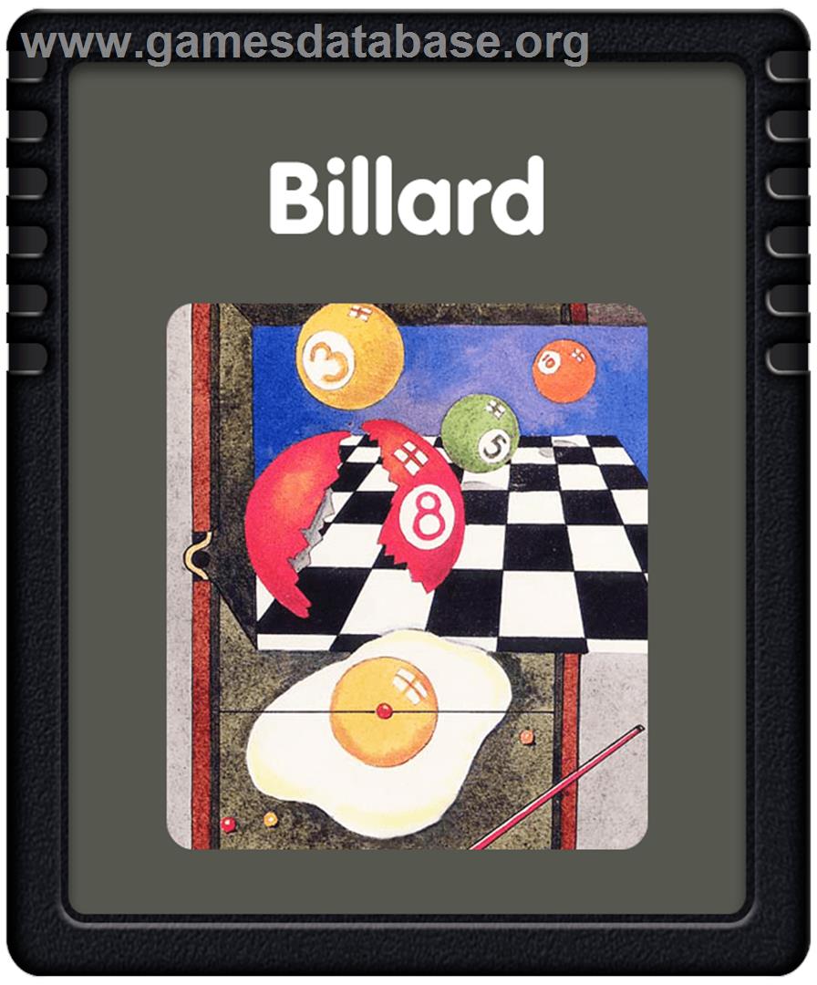 Billard - Atari 2600 - Artwork - Cartridge