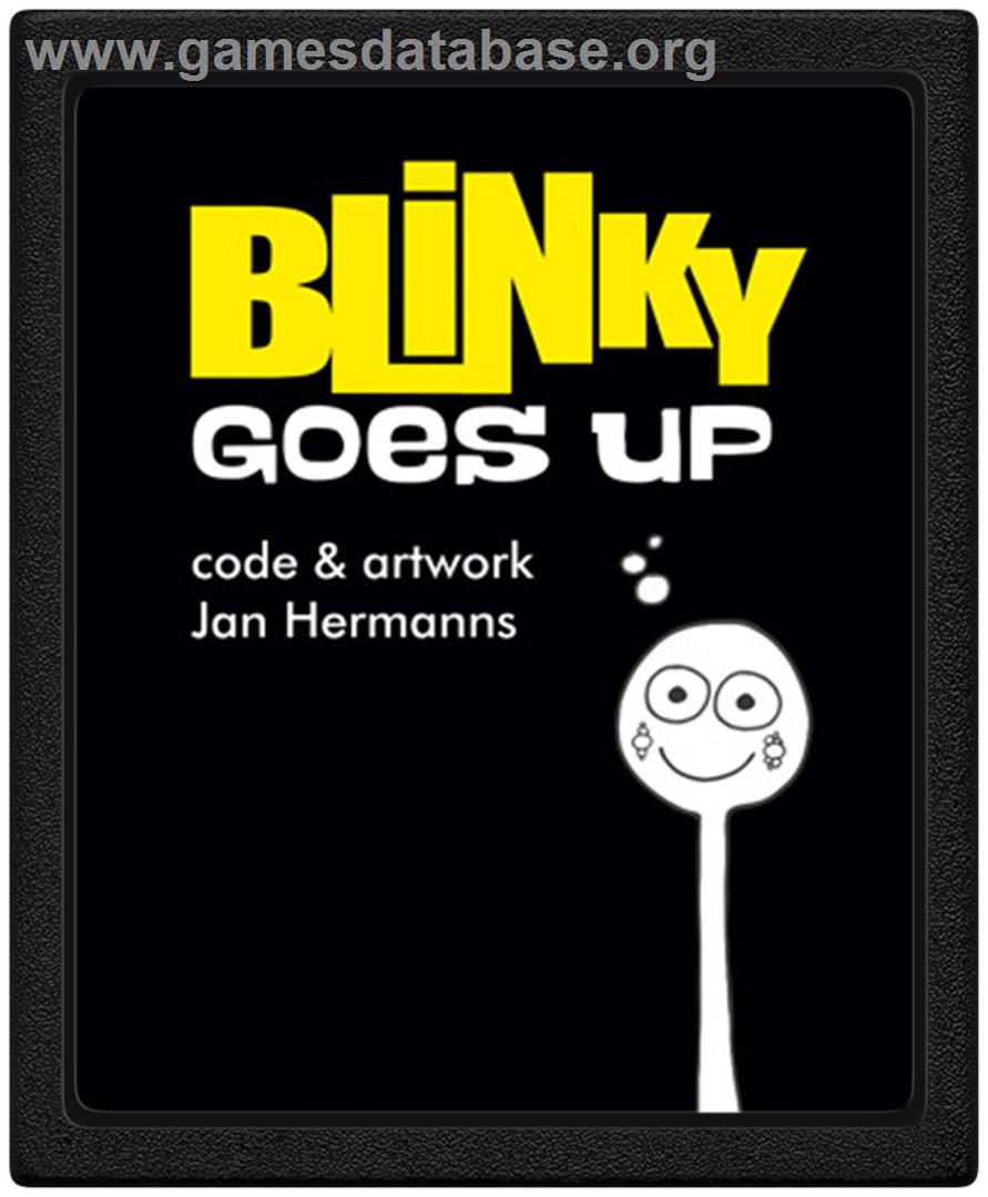 Blinky Goes Up - Atari 2600 - Artwork - Cartridge