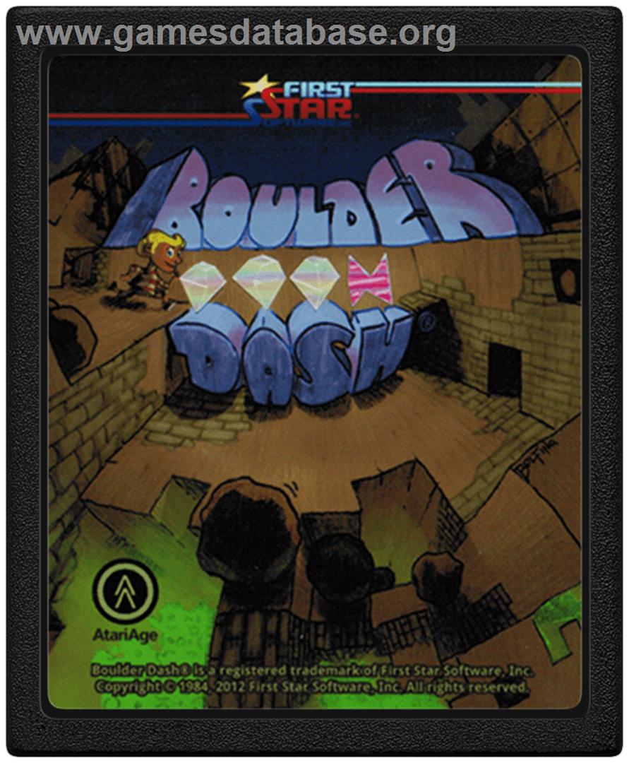 Boulder Dash - Atari 2600 - Artwork - Cartridge