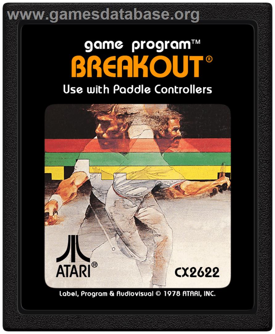 Breakout - Atari 2600 - Artwork - Cartridge