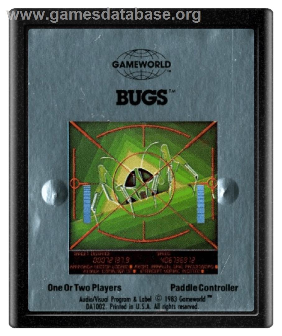 Bugs - Atari 2600 - Artwork - Cartridge