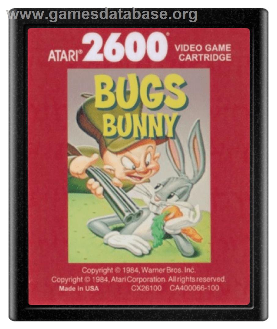 Bugs Bunny - Atari 2600 - Artwork - Cartridge