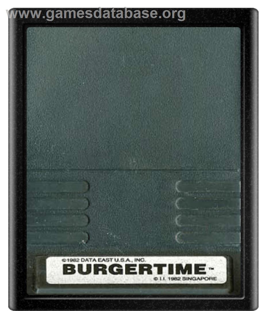 Burgertime - Atari 2600 - Artwork - Cartridge