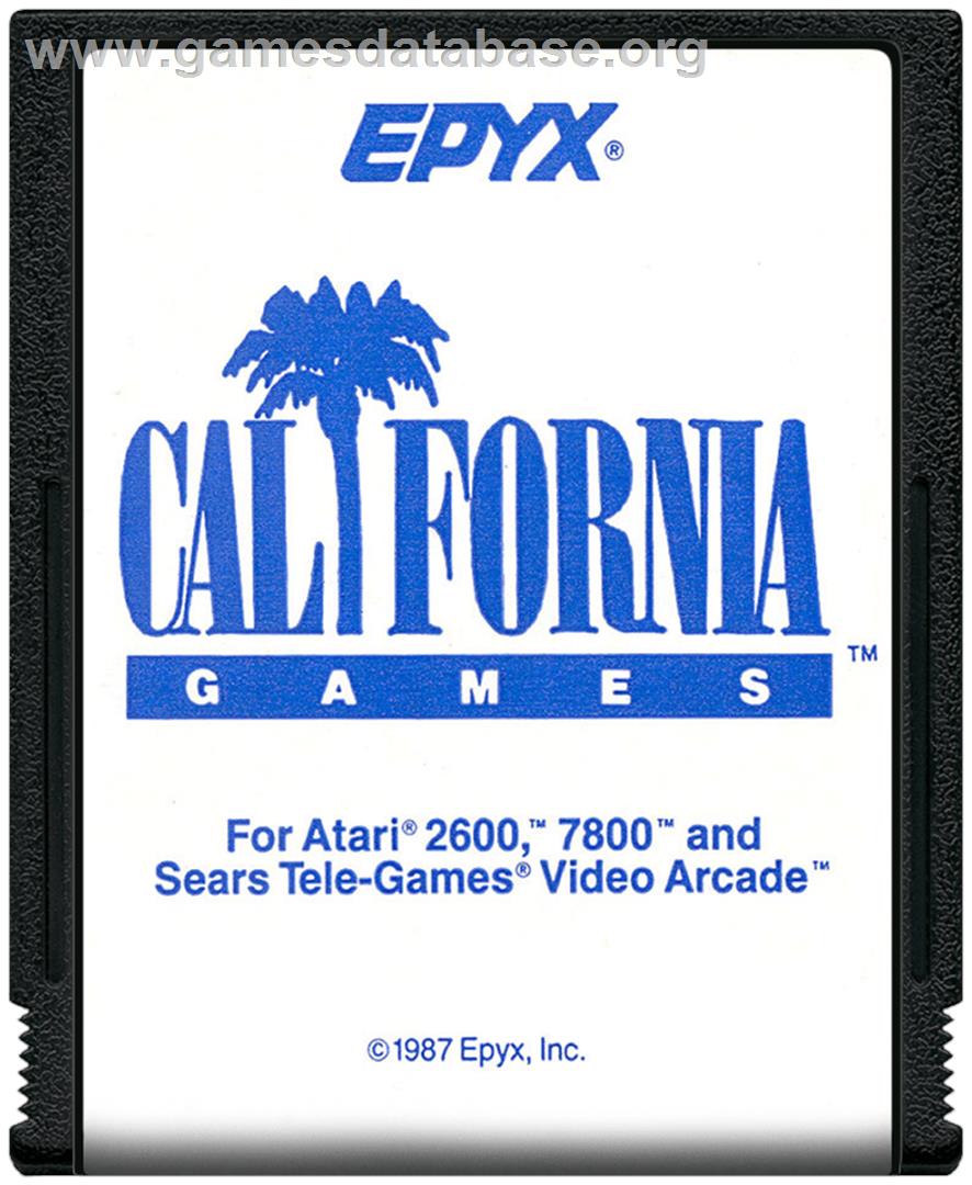 California Games - Atari 2600 - Artwork - Cartridge