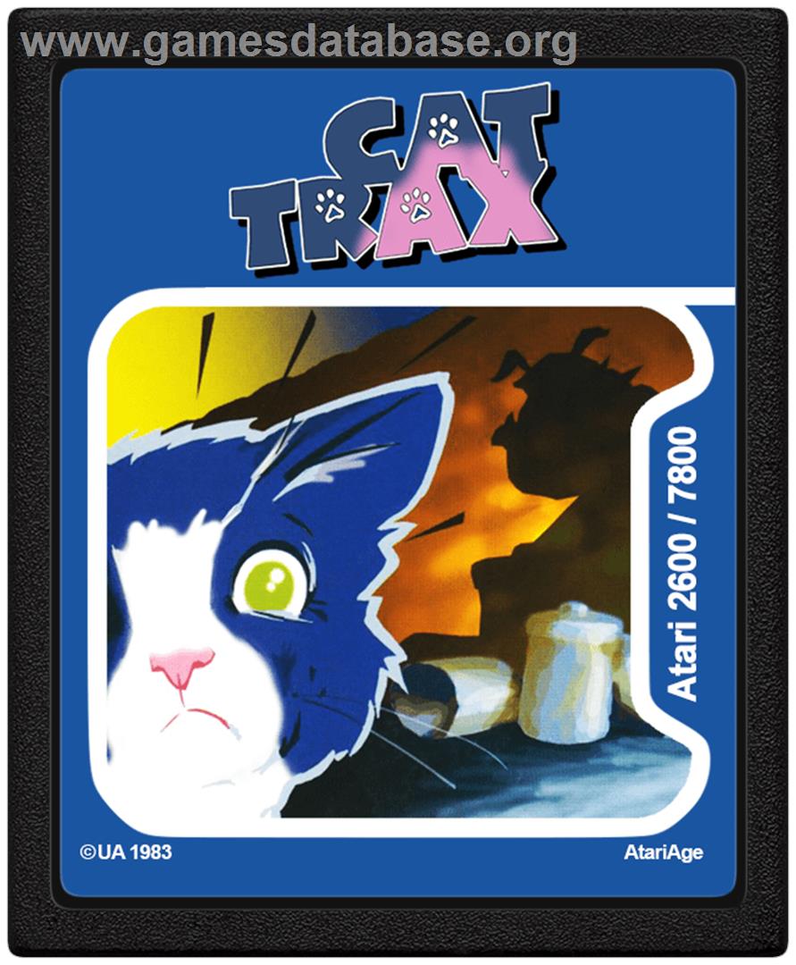 Cat Trax - Atari 2600 - Artwork - Cartridge