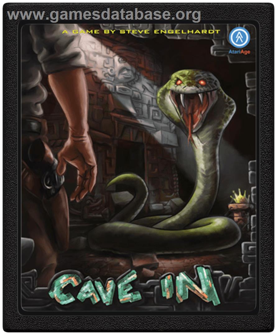 Cave In - Atari 2600 - Artwork - Cartridge