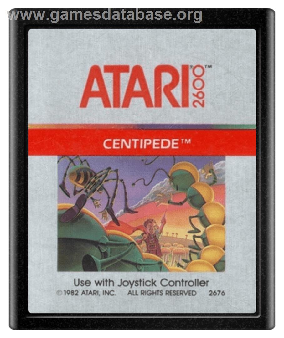 Centipede - Atari 2600 - Artwork - Cartridge