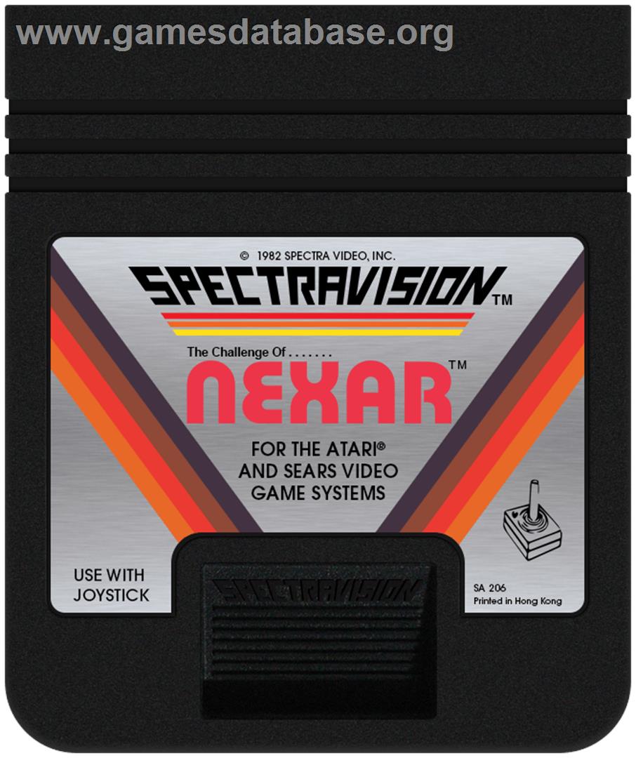 Challenge Of Nexar, The - Atari 2600 - Artwork - Cartridge