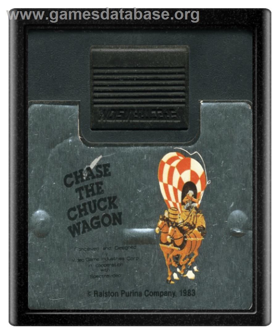 Chase the Chuck Wagon - Atari 2600 - Artwork - Cartridge