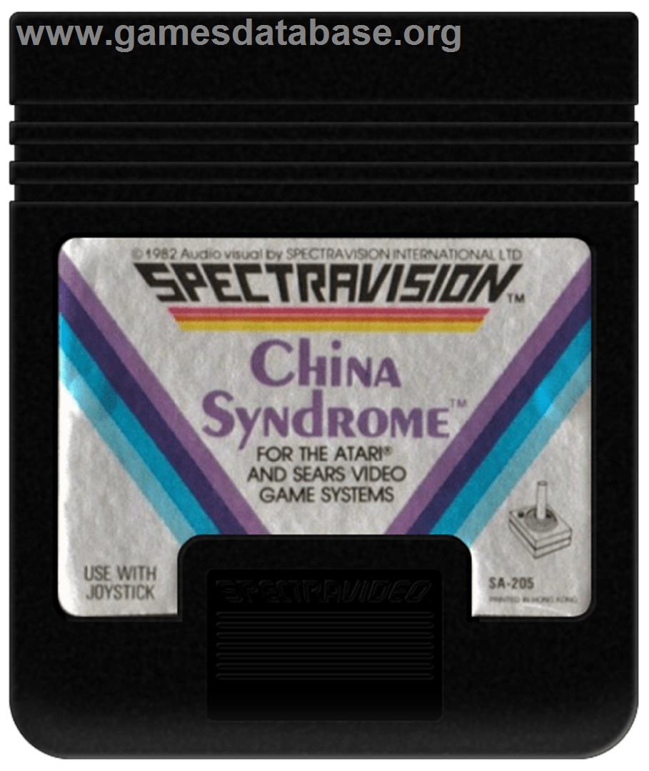 China Syndrome - Atari 2600 - Artwork - Cartridge