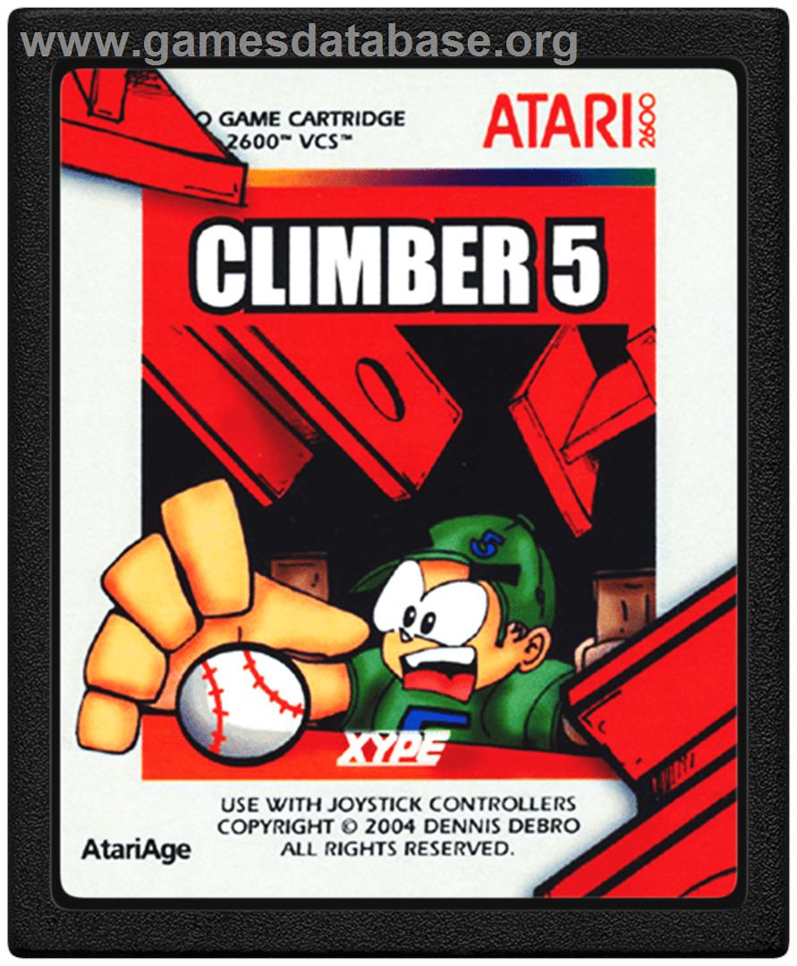 Climber 5 - Atari 2600 - Artwork - Cartridge