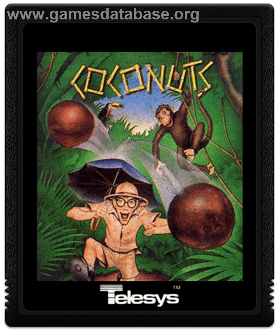 Coco Nuts - Atari 2600 - Artwork - Cartridge