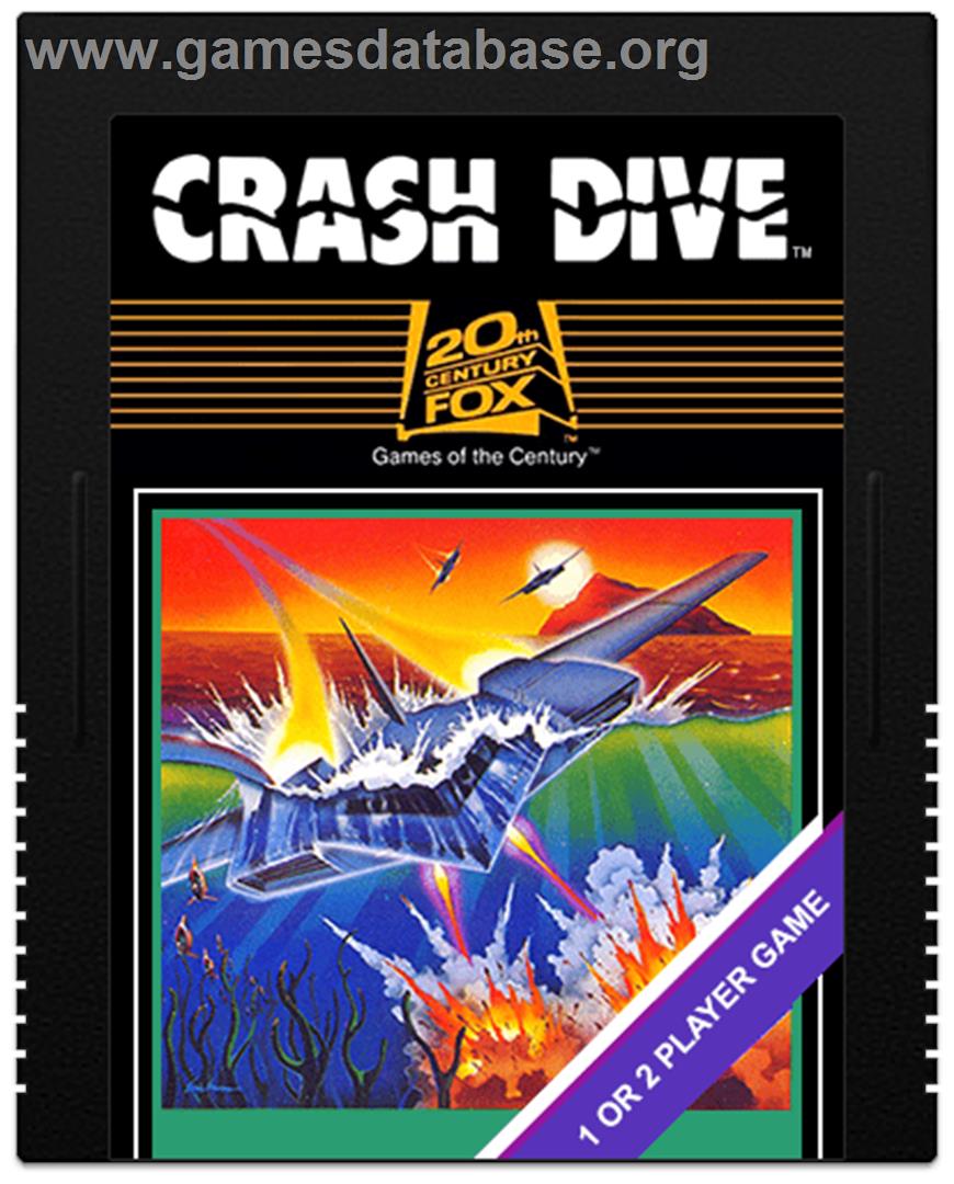 Crash Dive - Atari 2600 - Artwork - Cartridge