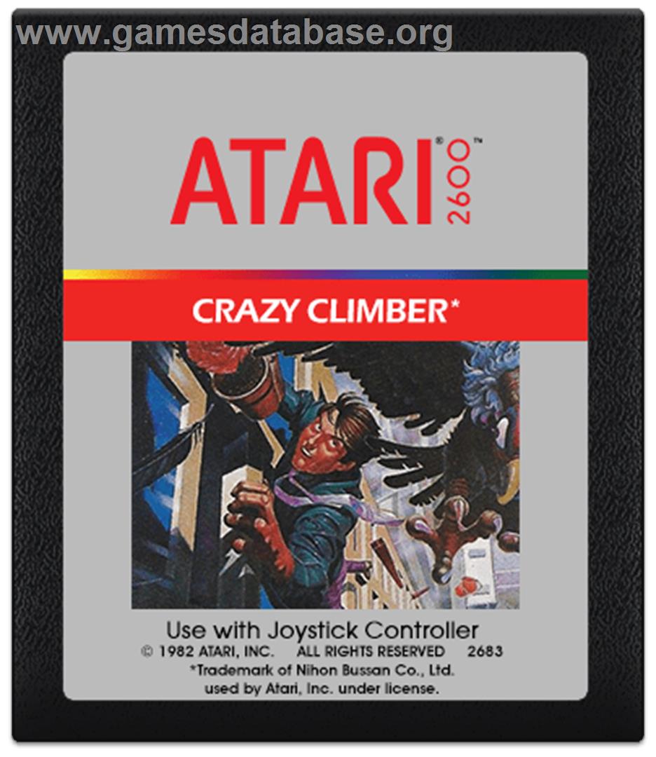 Crazy Climber - Atari 2600 - Artwork - Cartridge