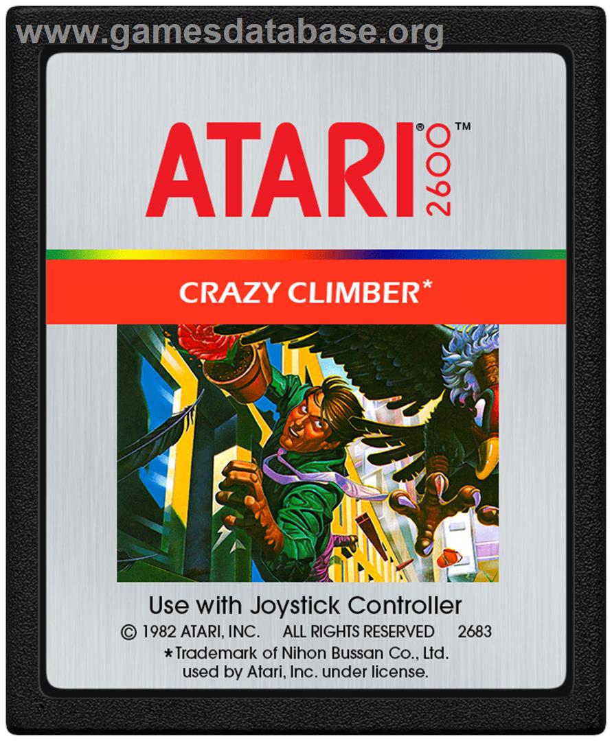 Crazy Climber - Atari 2600 - Artwork - Cartridge