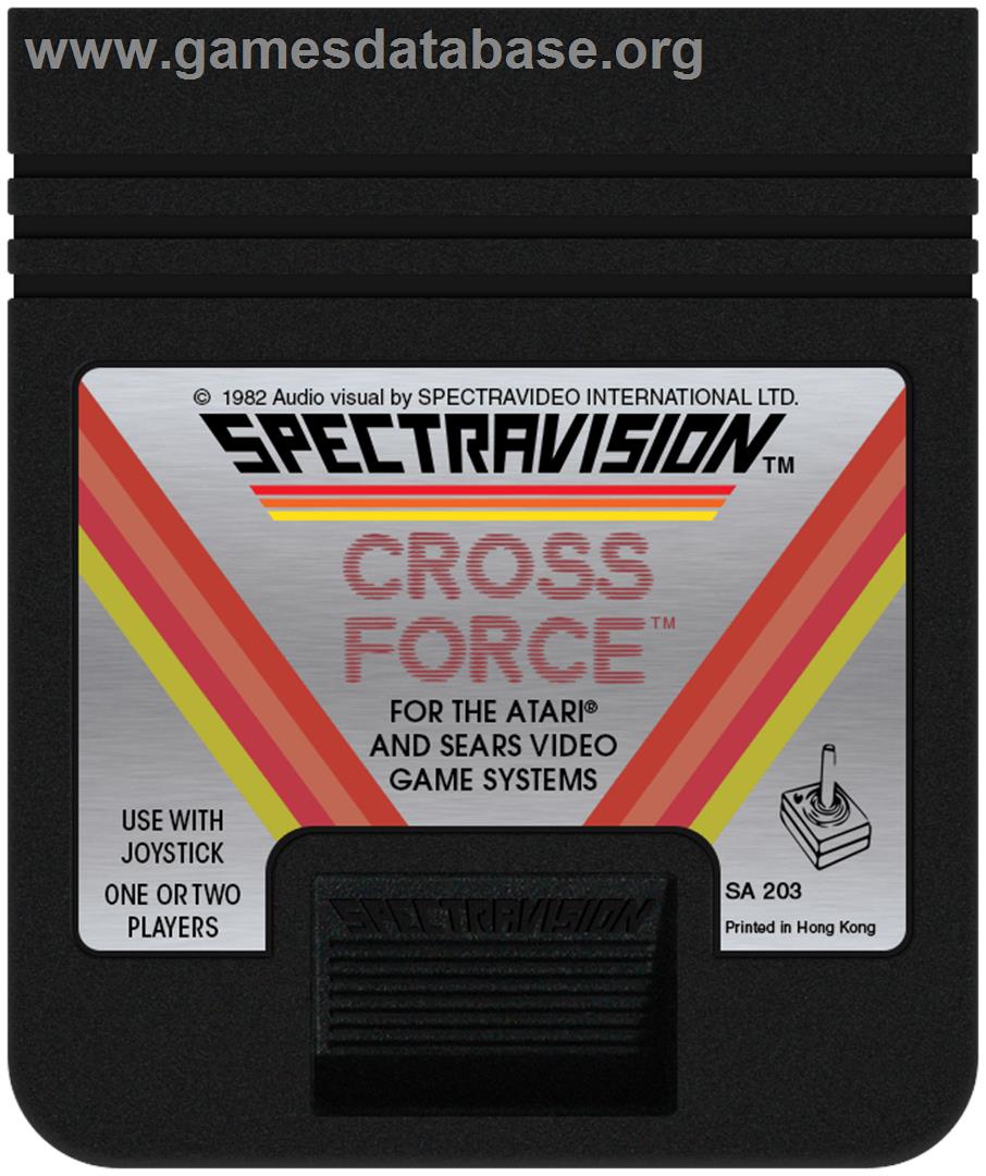 Cross Force - Atari 2600 - Artwork - Cartridge