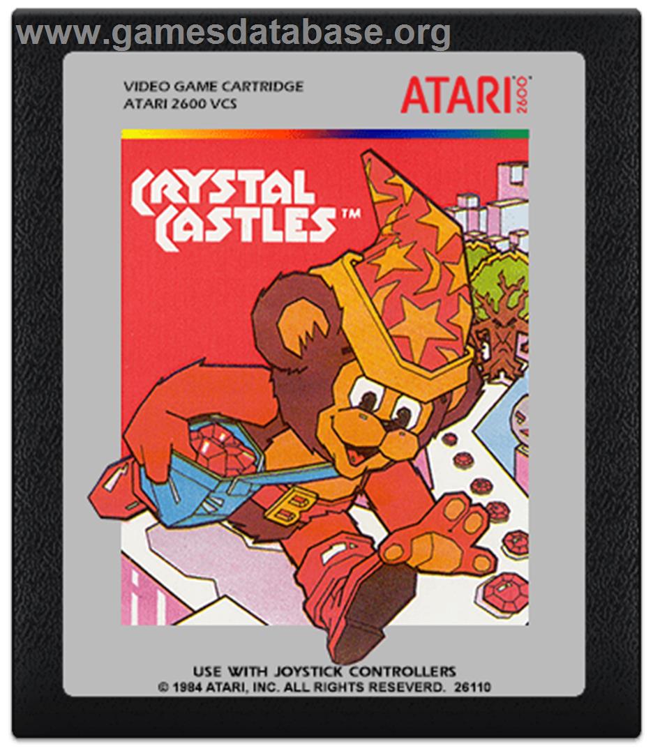 Crystal Castles - Atari 2600 - Artwork - Cartridge