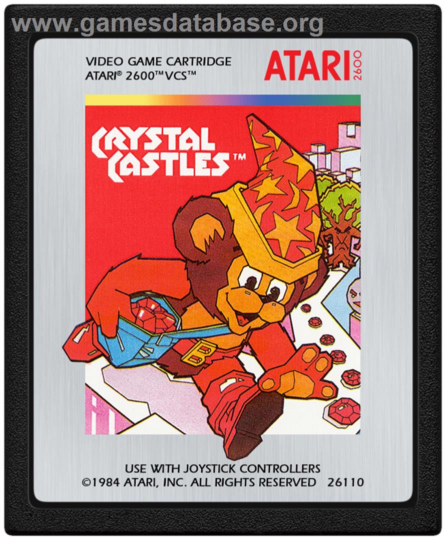 Crystal Castles - Atari 2600 - Artwork - Cartridge