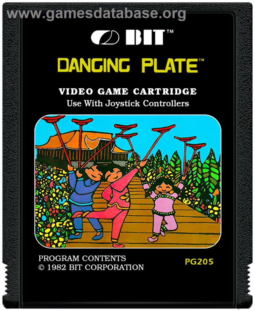 Dancing Plate - Atari 2600 - Artwork - Cartridge