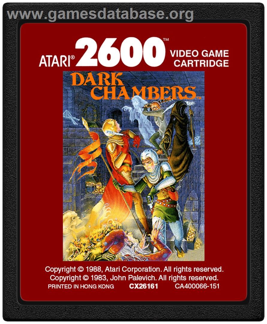 Dark Chambers - Atari 2600 - Artwork - Cartridge
