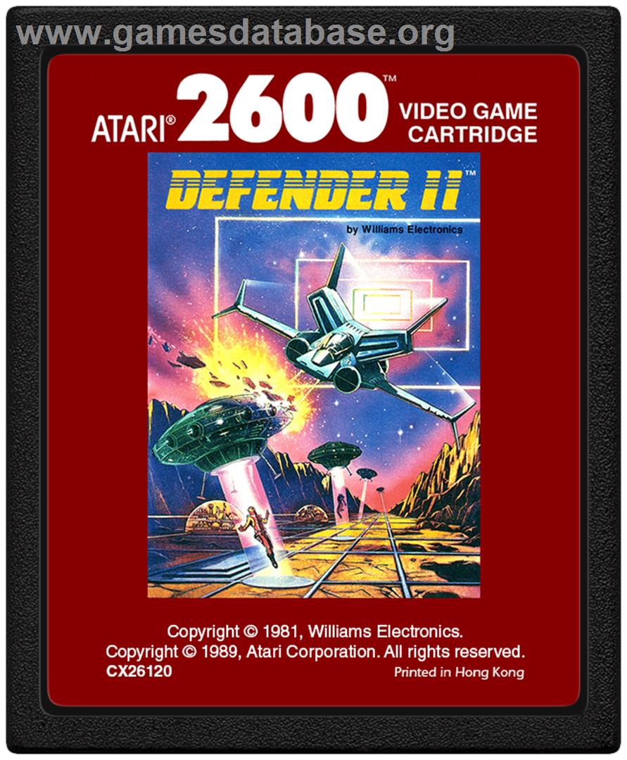 Defender 2 - Atari 2600 - Artwork - Cartridge