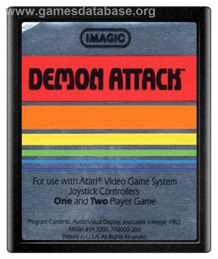 Demon Attack - Atari 2600 - Artwork - Cartridge