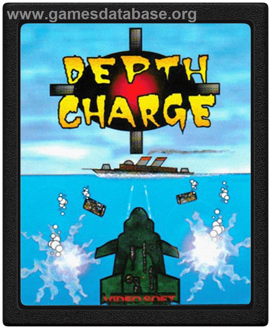 Depth Charge - Atari 2600 - Artwork - Cartridge