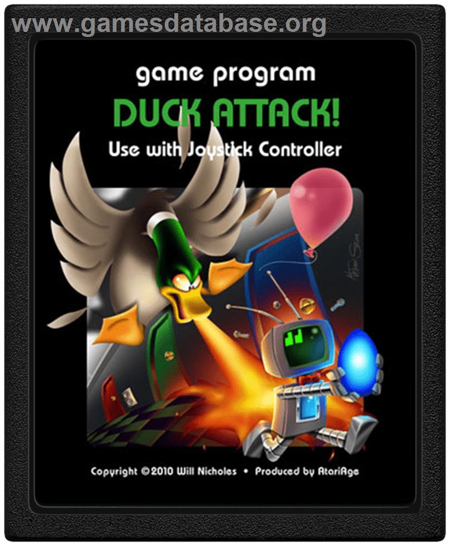 Duck Attack - Atari 2600 - Artwork - Cartridge