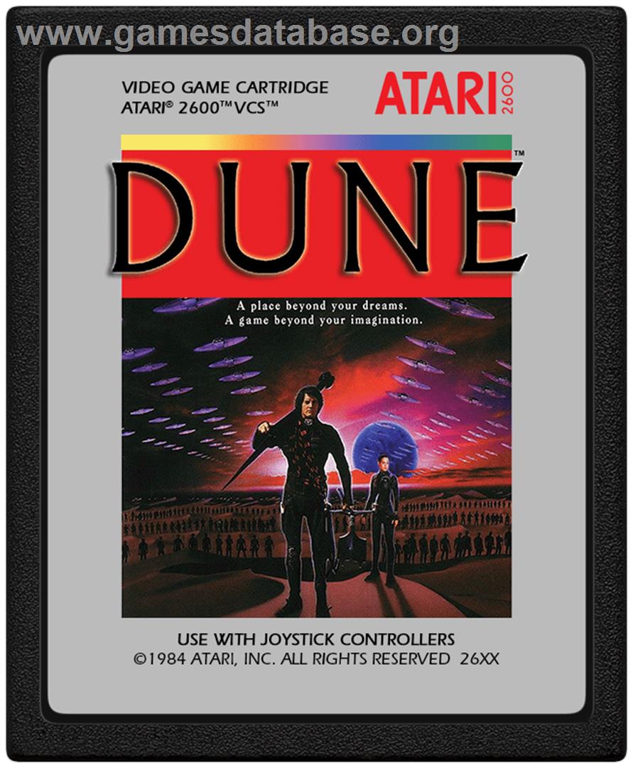 Dune - Atari 2600 - Artwork - Cartridge