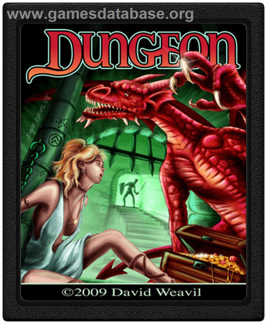 Dungeon - Atari 2600 - Artwork - Cartridge
