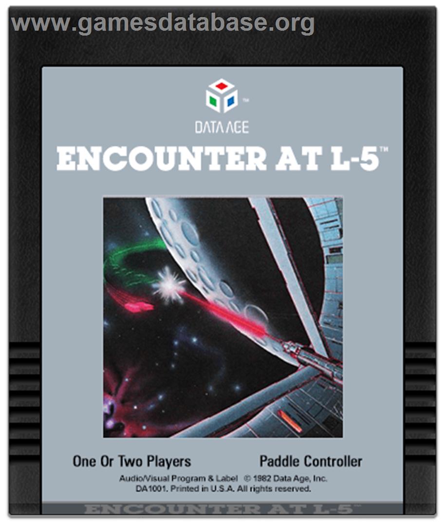 Encounter at L5 - Atari 2600 - Artwork - Cartridge