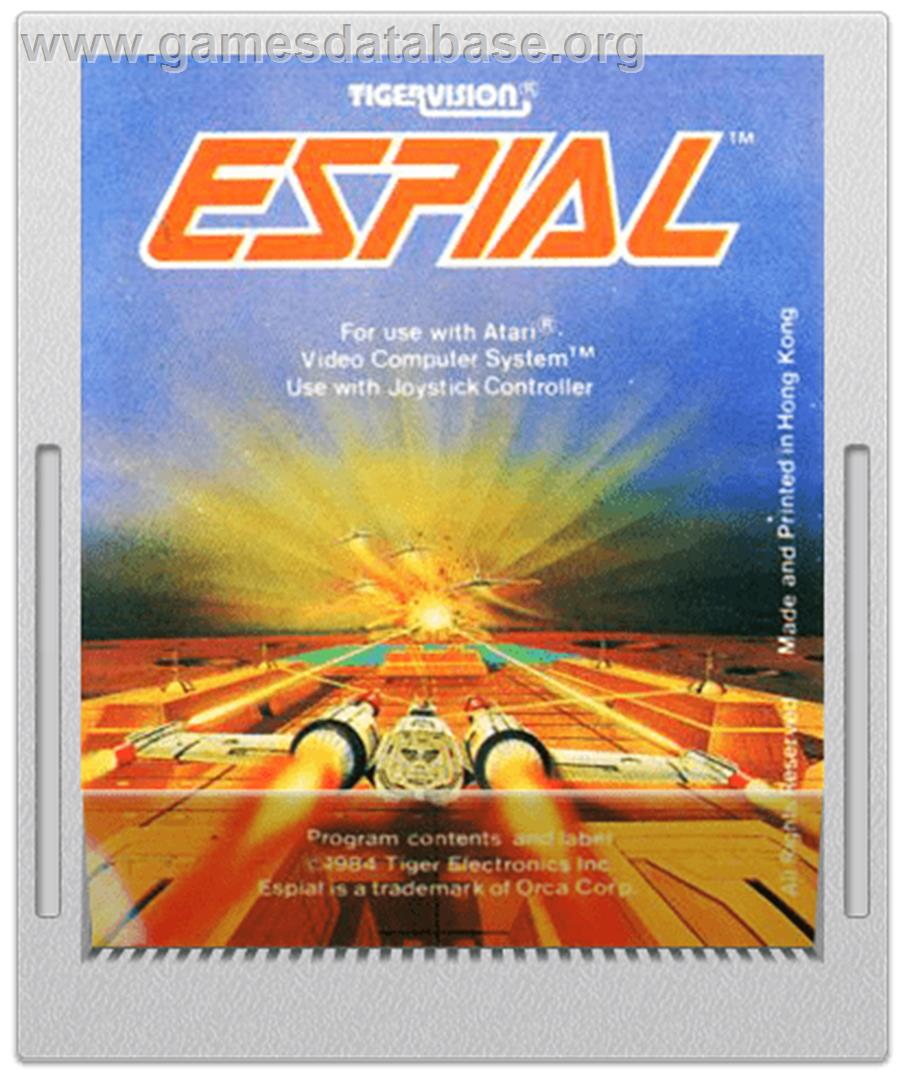 Espial - Atari 2600 - Artwork - Cartridge