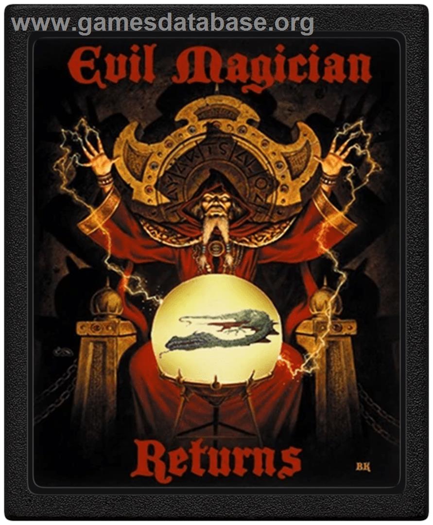 Evil Magician Returns - Atari 2600 - Artwork - Cartridge