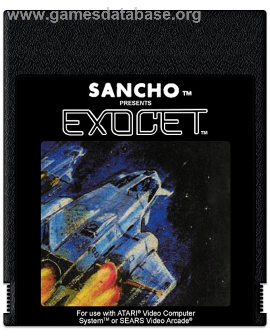 Exocet - Atari 2600 - Artwork - Cartridge