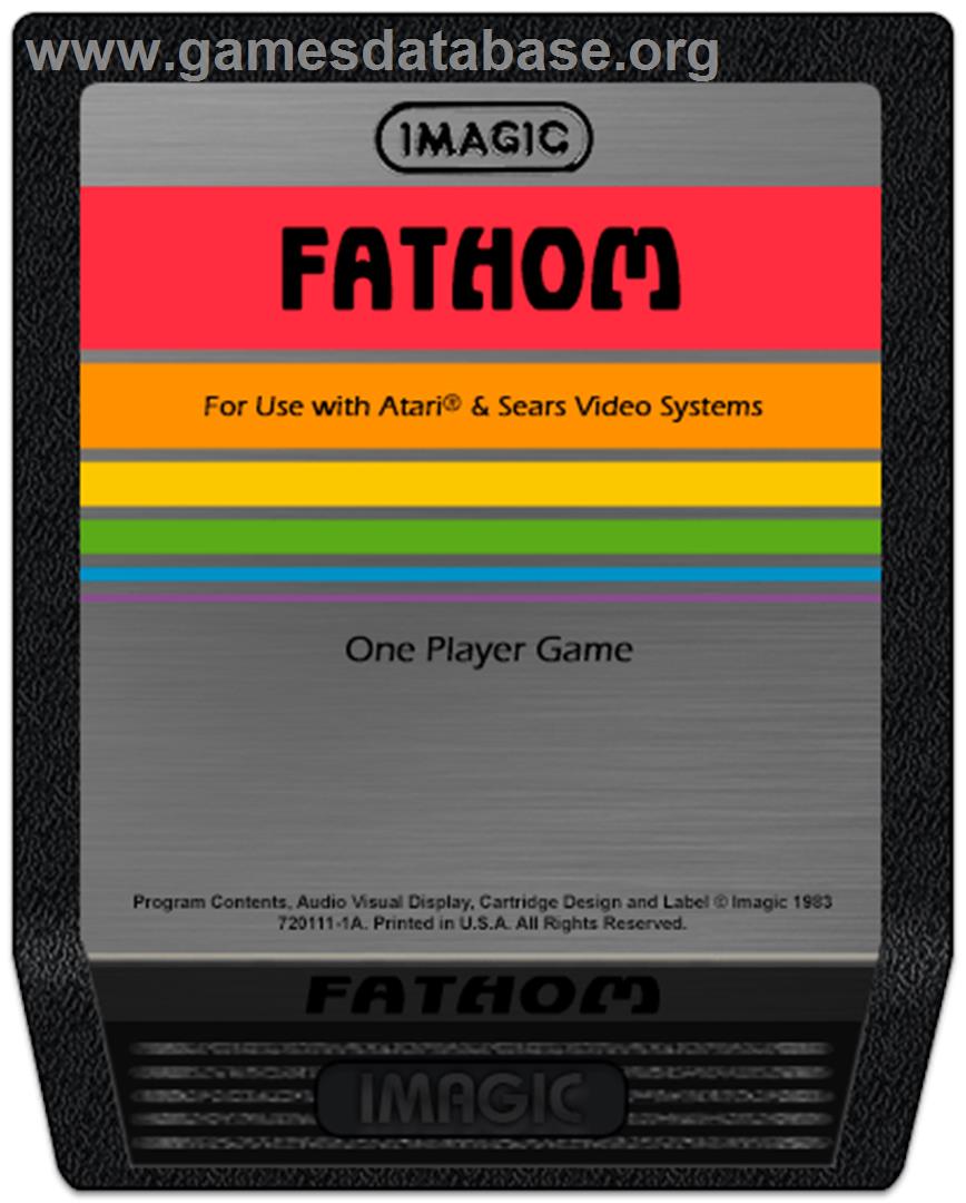 Fathom - Atari 2600 - Artwork - Cartridge