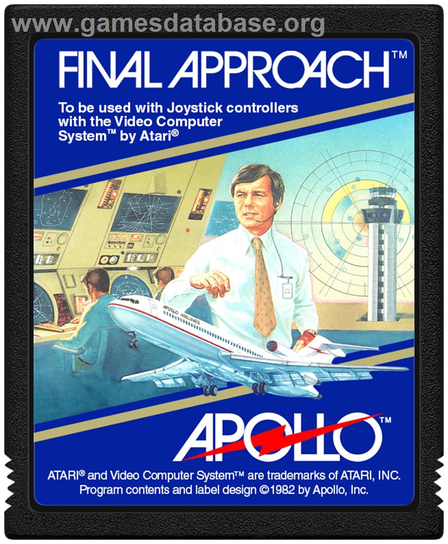 Final Approach - Atari 2600 - Artwork - Cartridge