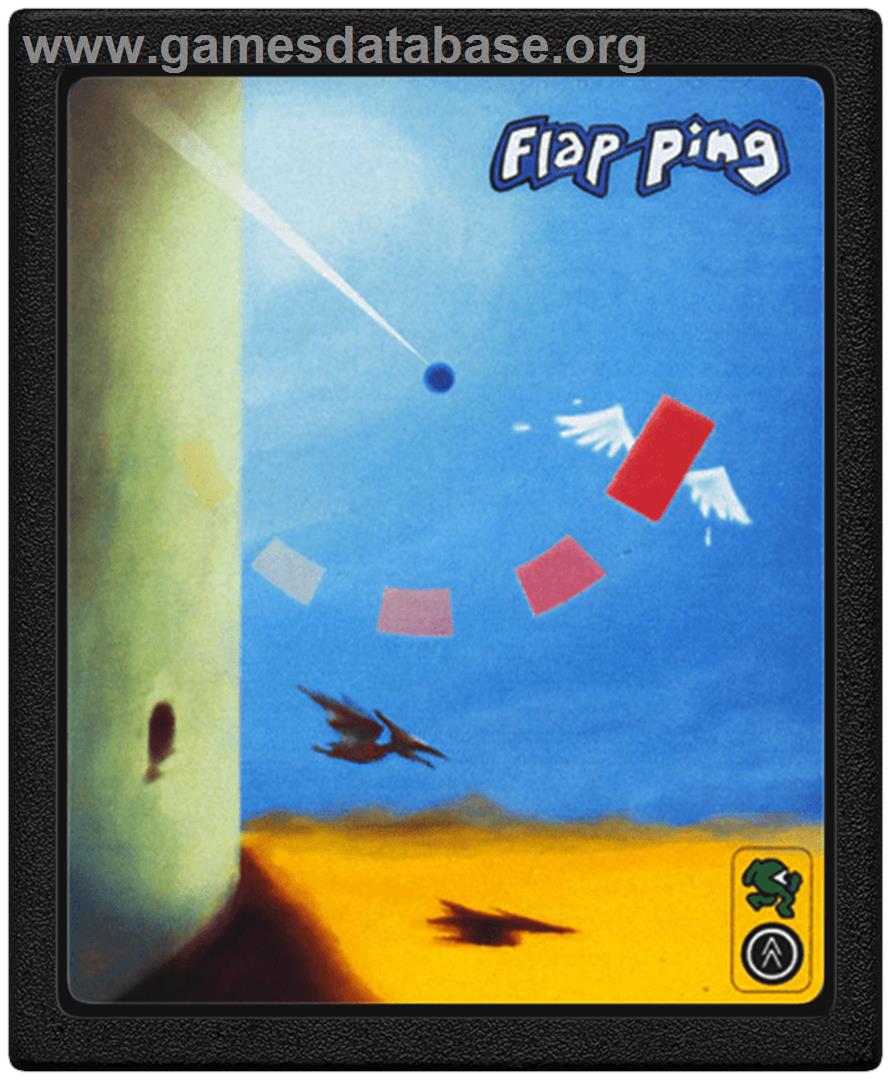 Flapping - Atari 2600 - Artwork - Cartridge