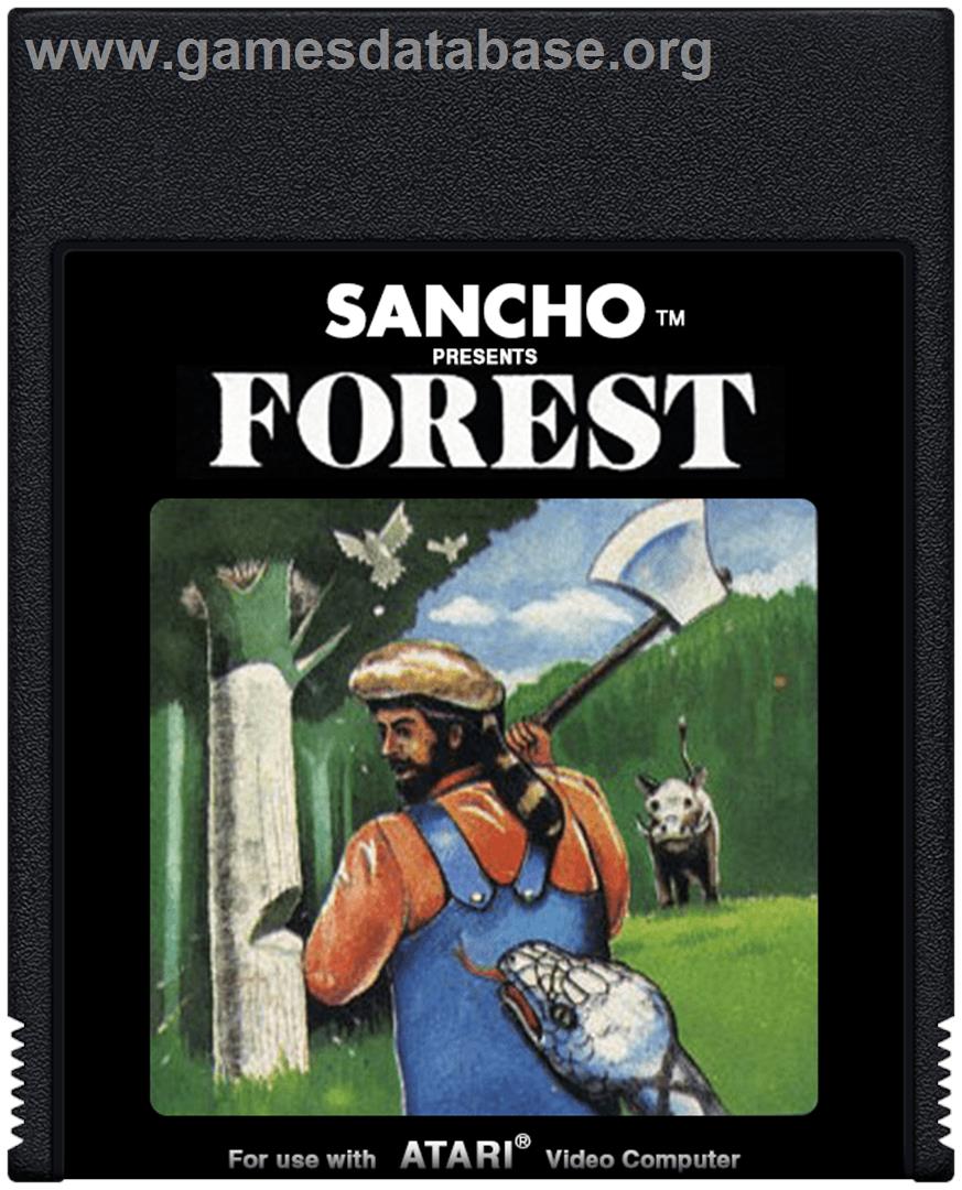 Forest - Atari 2600 - Artwork - Cartridge