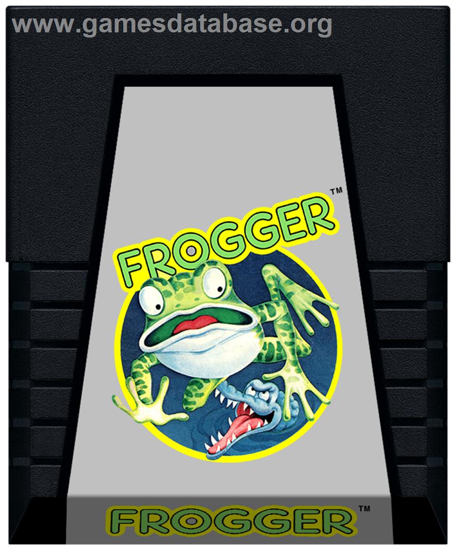 Frogger (Parker Brothers) - Atari 2600 - Artwork - Cartridge