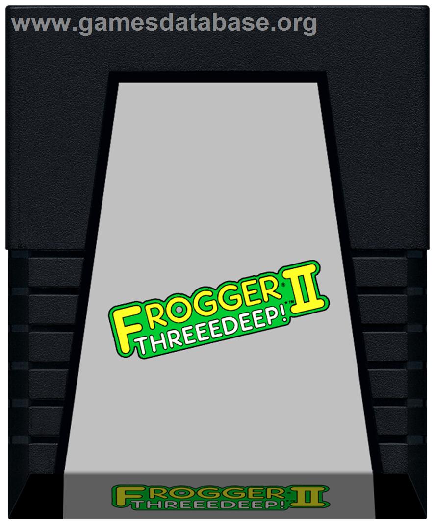 Frogger 2 - Threeedeep! - Atari 2600 - Artwork - Cartridge