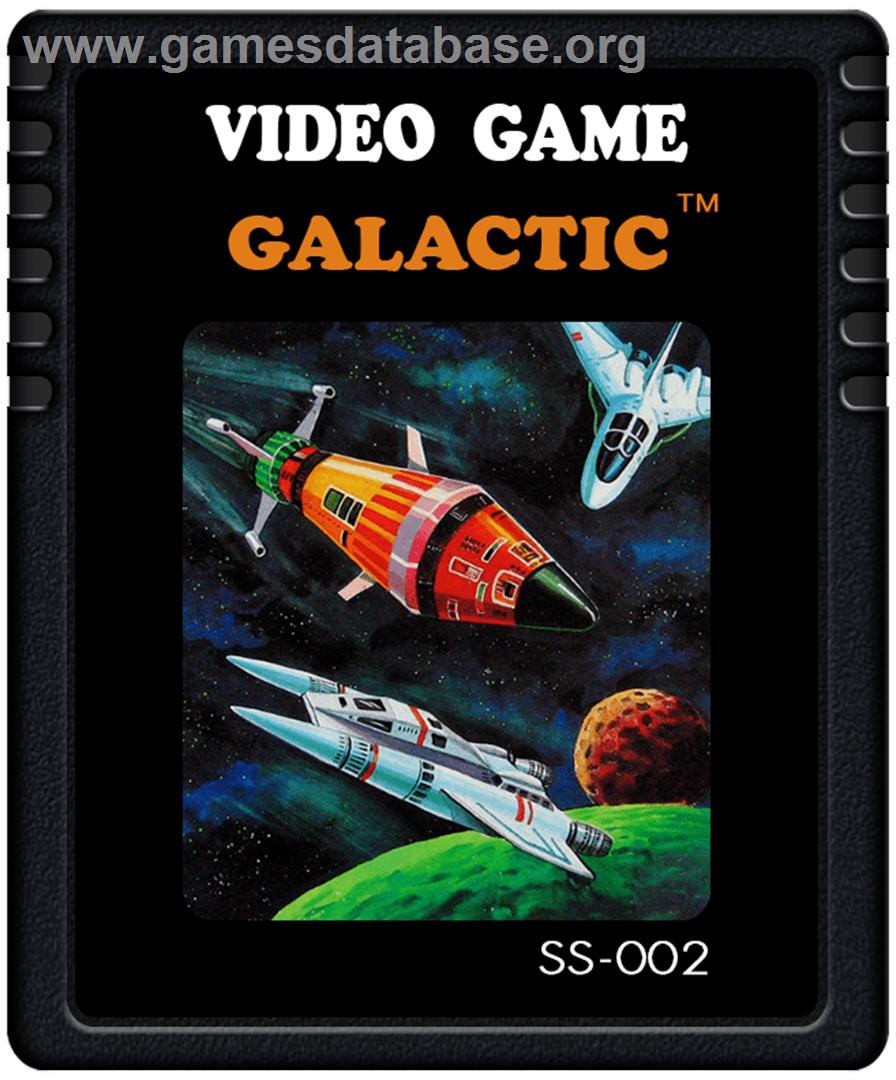 Galactic - Atari 2600 - Artwork - Cartridge